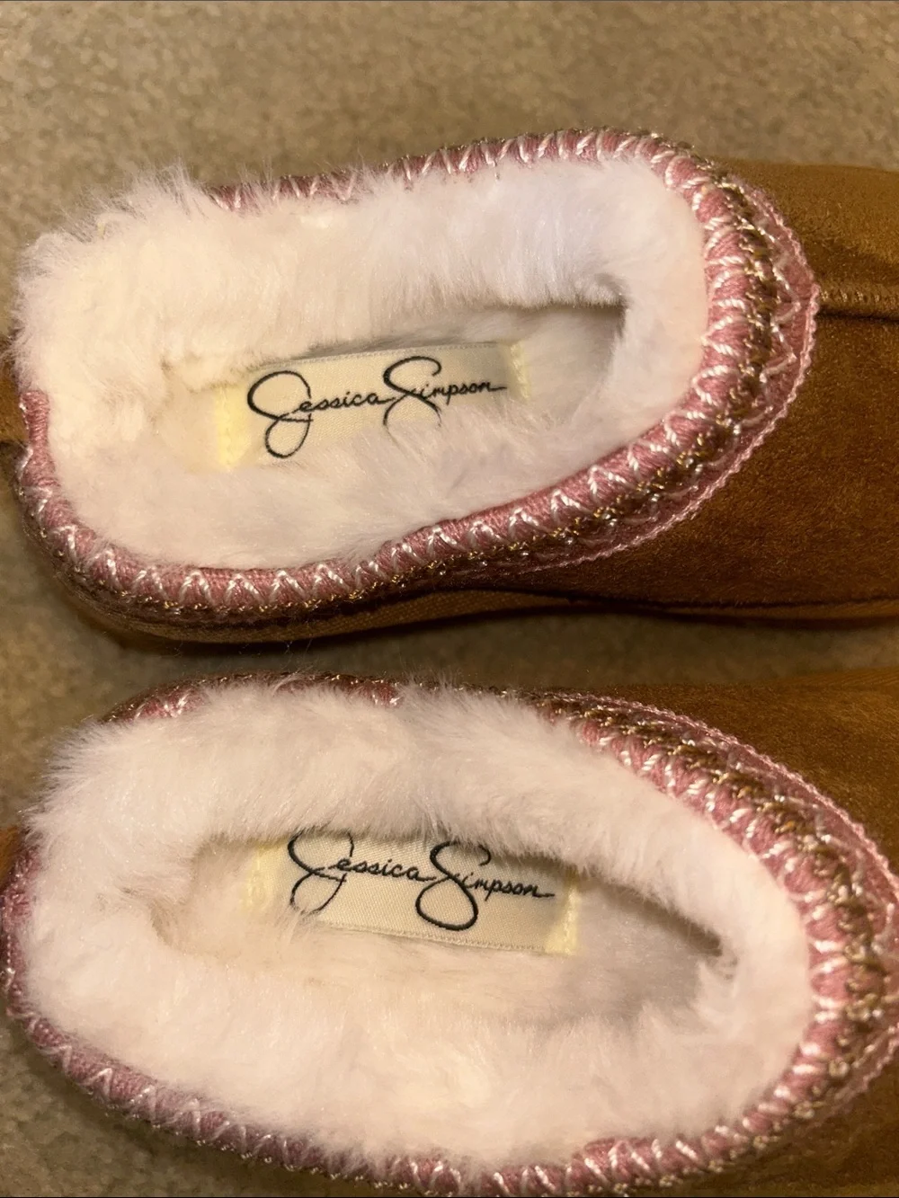NWOT Jessica Simpson Girl's Microsuede Clog 1